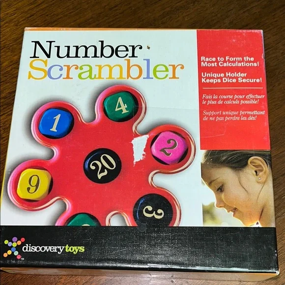 Discovery Toys Red and Blue Learning Toys Number Scrambler - Picture 1 of 3
